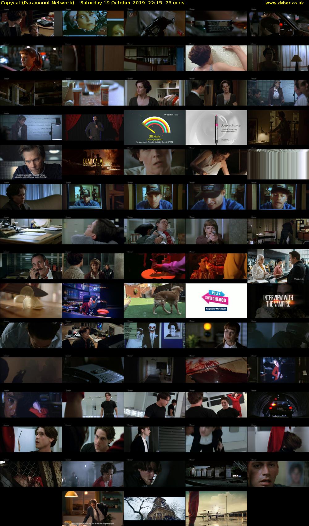 Copycat (Paramount Network) Saturday 19 October 2019 22:15 - 23:30