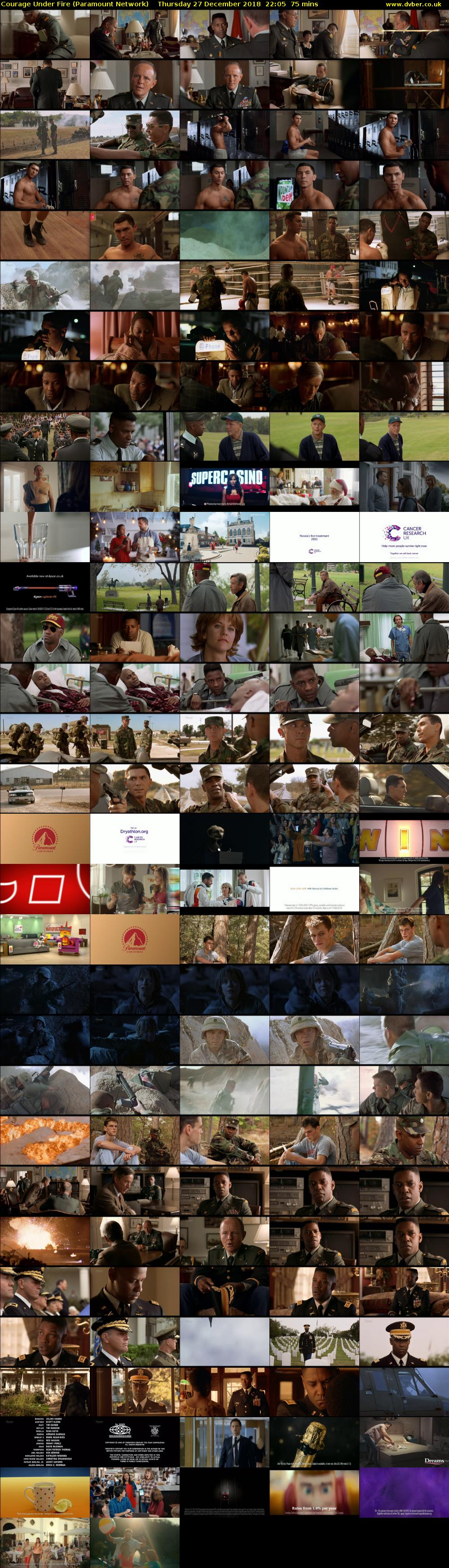 Courage Under Fire (Paramount Network) Thursday 27 December 2018 22:05 - 23:20