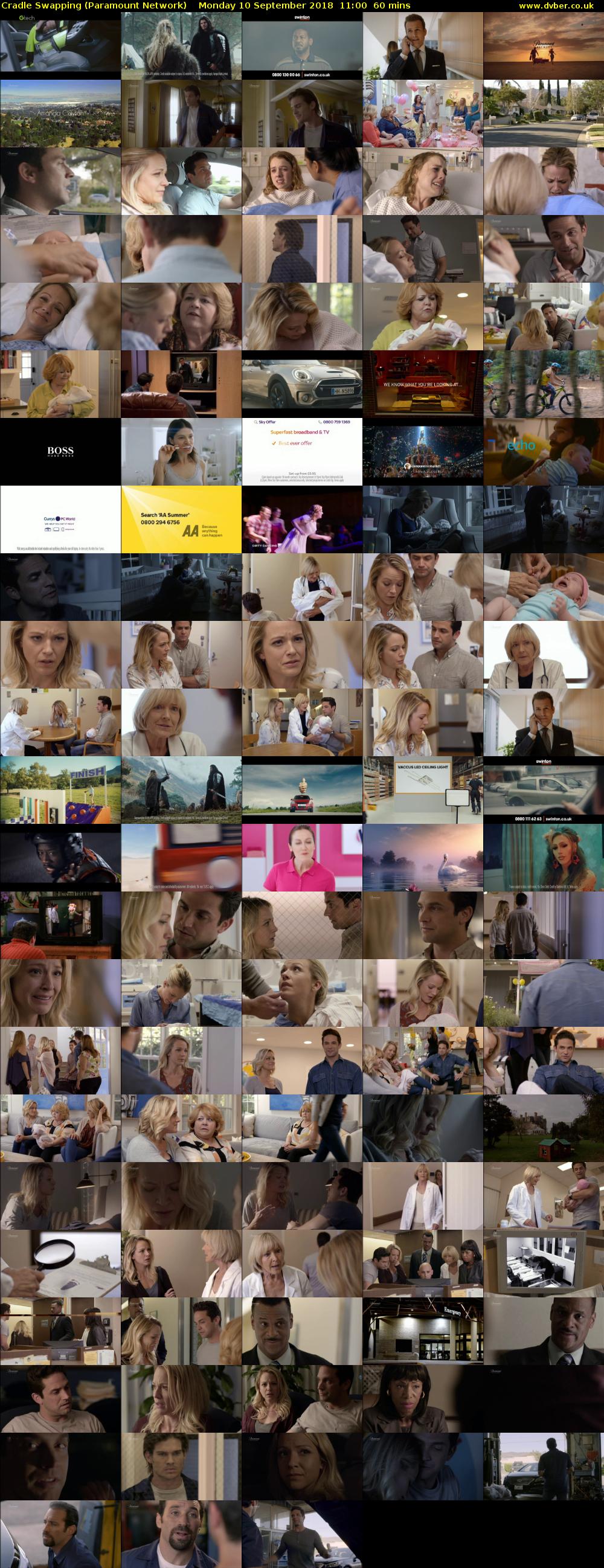 Cradle Swapping (Paramount Network) Monday 10 September 2018 11:00 - 12:00