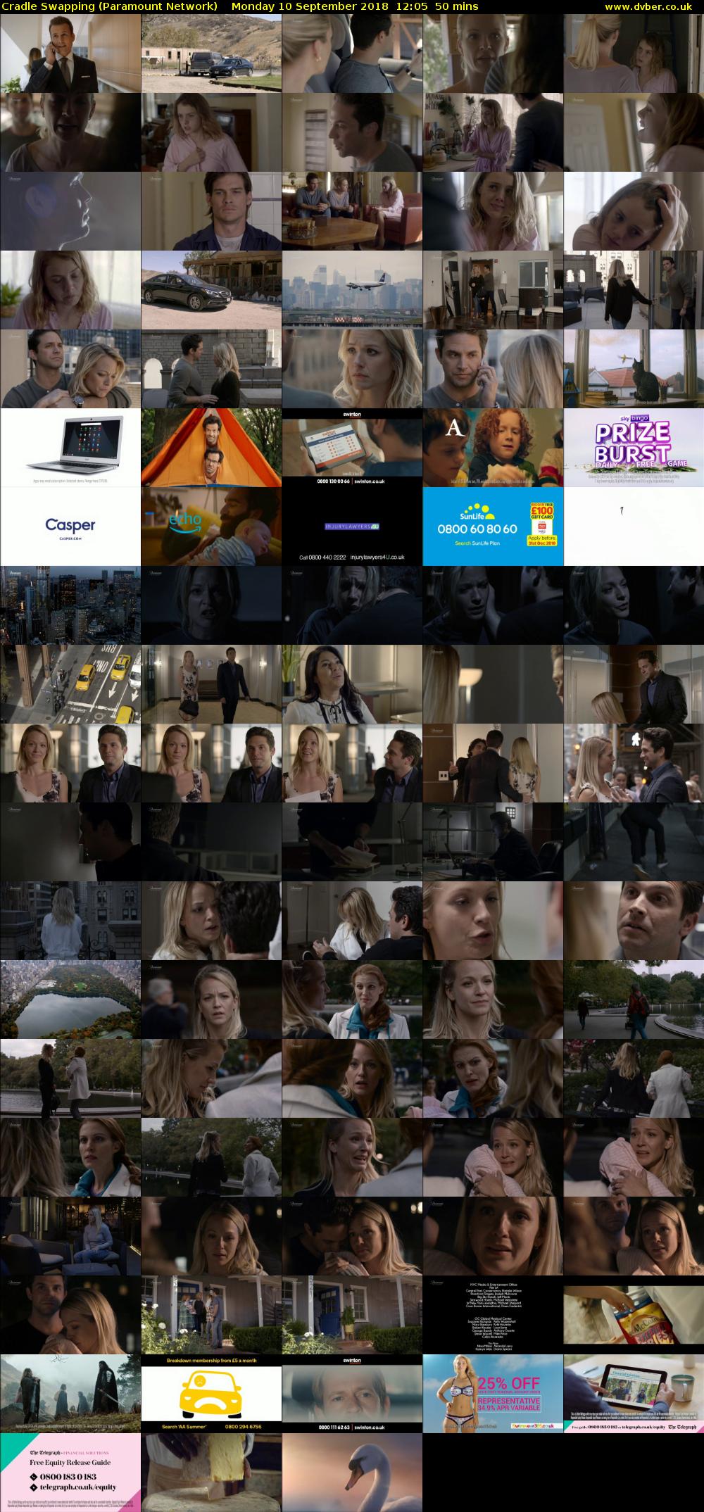 Cradle Swapping (Paramount Network) Monday 10 September 2018 12:05 - 12:55