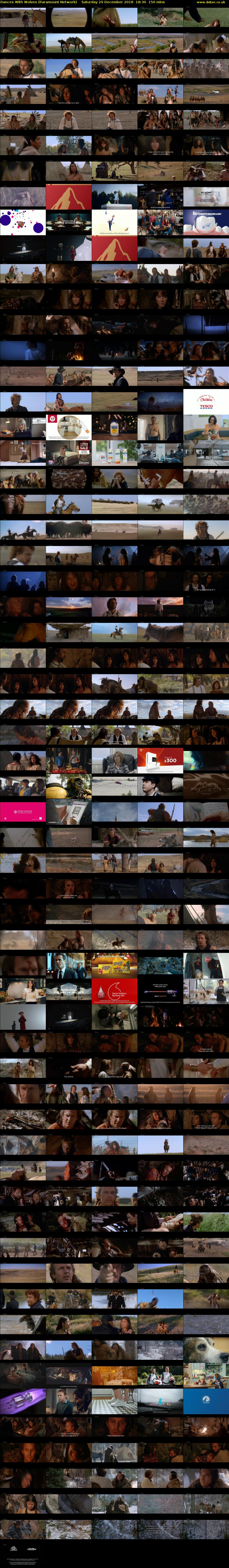 Dances With Wolves (Paramount Network) Saturday 29 December 2018 18:30 - 21:00