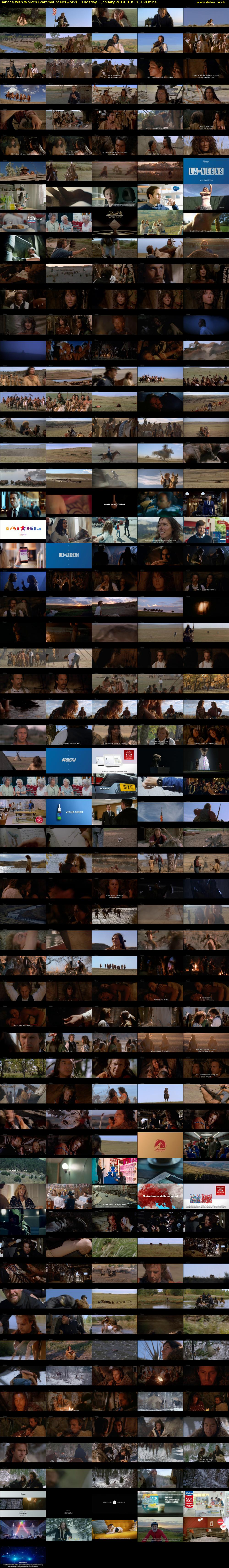 Dances With Wolves (Paramount Network) Tuesday 1 January 2019 18:30 - 21:00