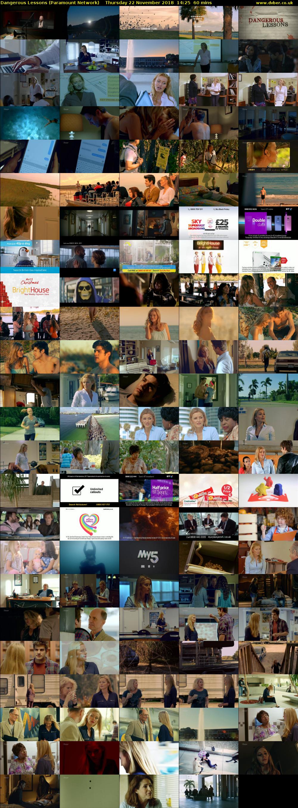 Dangerous Lessons (Paramount Network) Thursday 22 November 2018 14:25 - 15:25