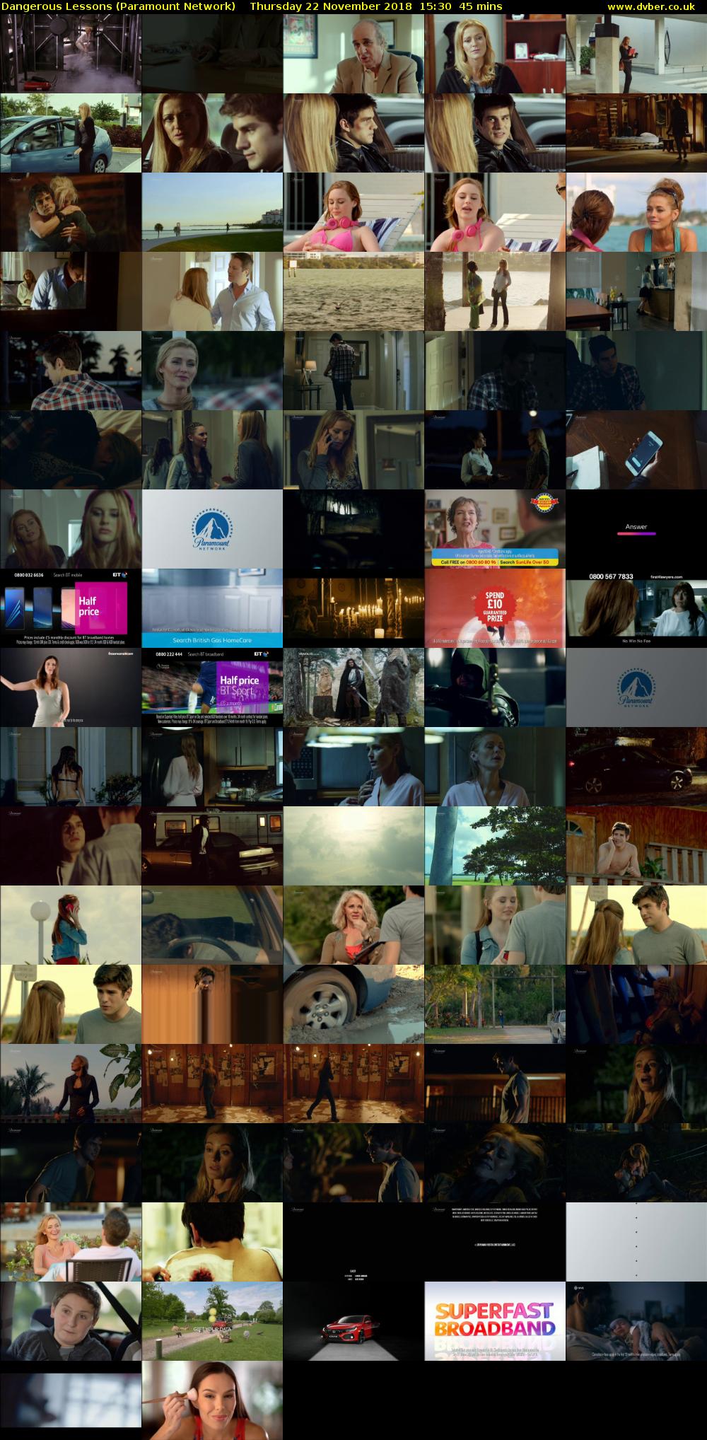 Dangerous Lessons (Paramount Network) Thursday 22 November 2018 15:30 - 16:15