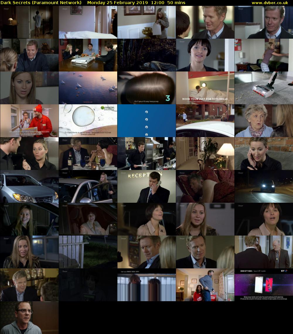 Dark Secrets (Paramount Network) Monday 25 February 2019 12:00 - 12:50