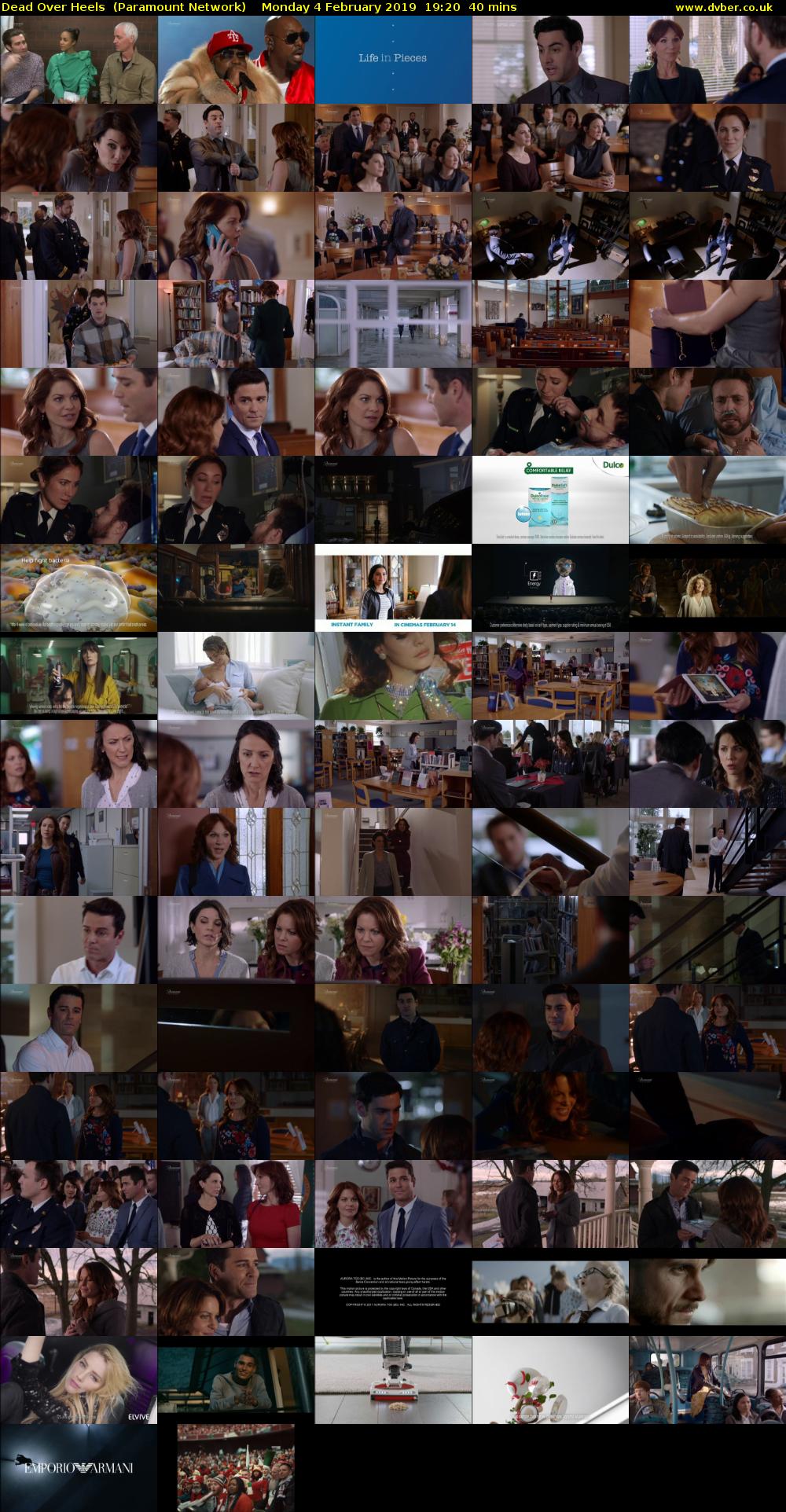 Dead Over Heels  (Paramount Network) Monday 4 February 2019 19:20 - 20:00