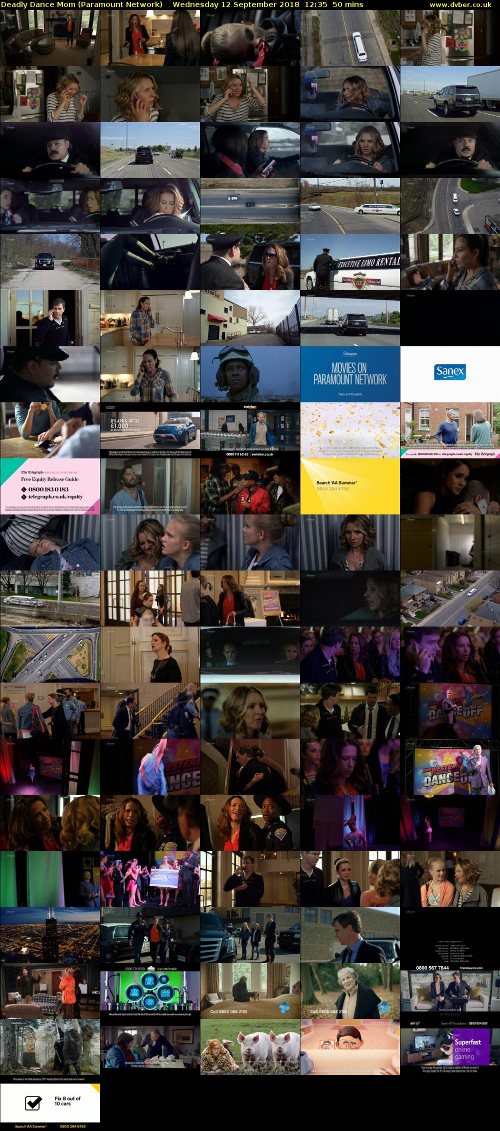 Deadly Dance Mom (Paramount Network) Wednesday 12 September 2018 12:35 - 13:25