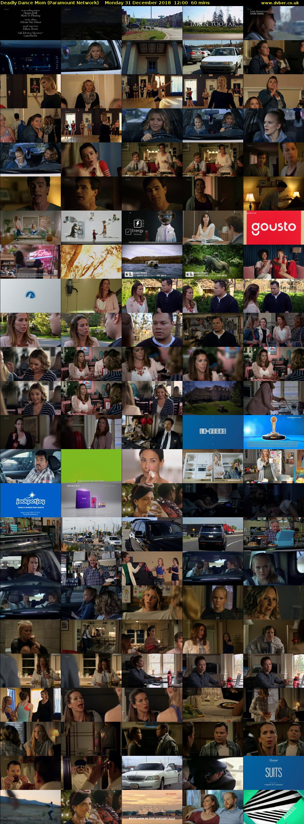 Deadly Dance Mom (Paramount Network) Monday 31 December 2018 12:00 - 13:00