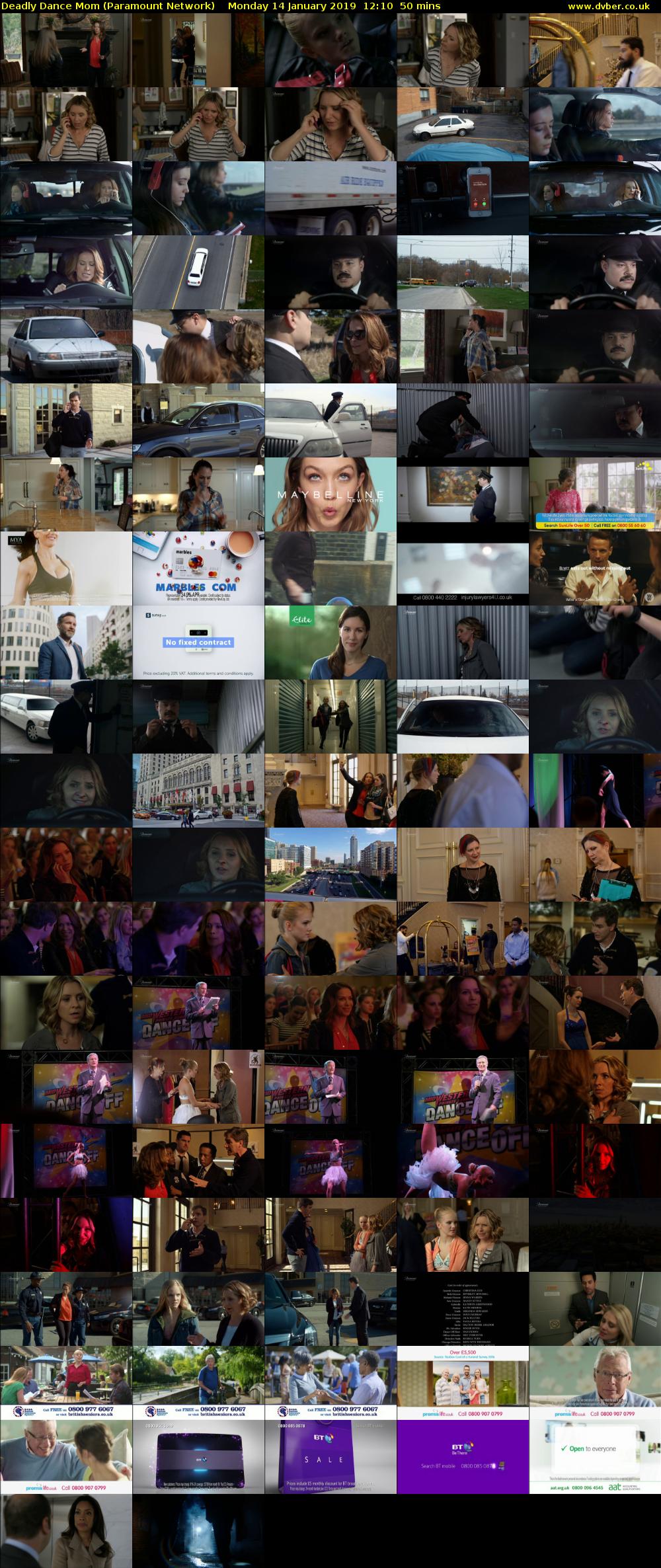 Deadly Dance Mom (Paramount Network) Monday 14 January 2019 12:10 - 13:00