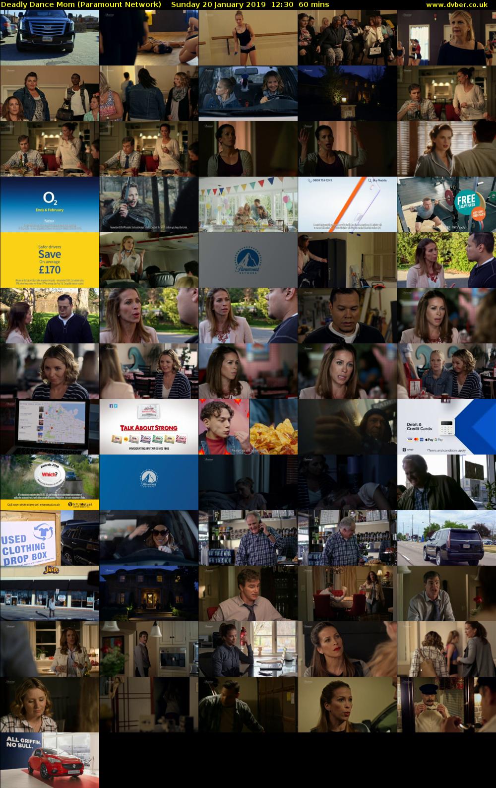 Deadly Dance Mom (Paramount Network) Sunday 20 January 2019 12:30 - 13:30