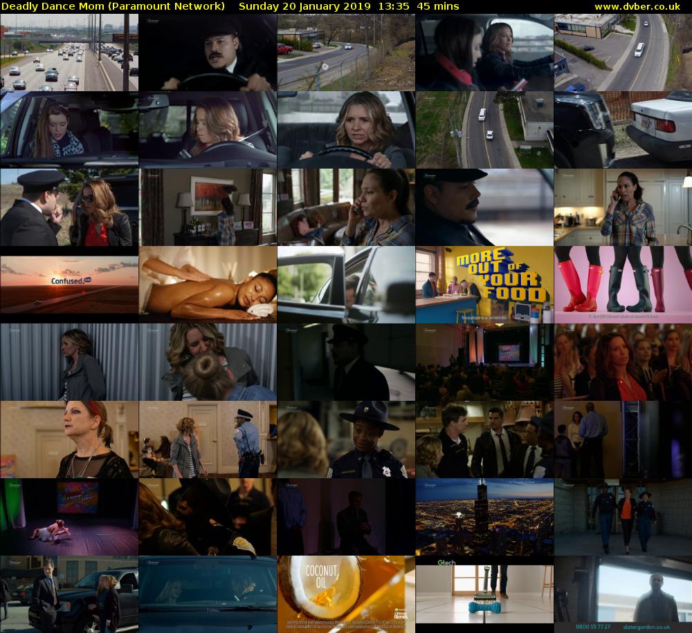 Deadly Dance Mom (Paramount Network) Sunday 20 January 2019 13:35 - 14:20