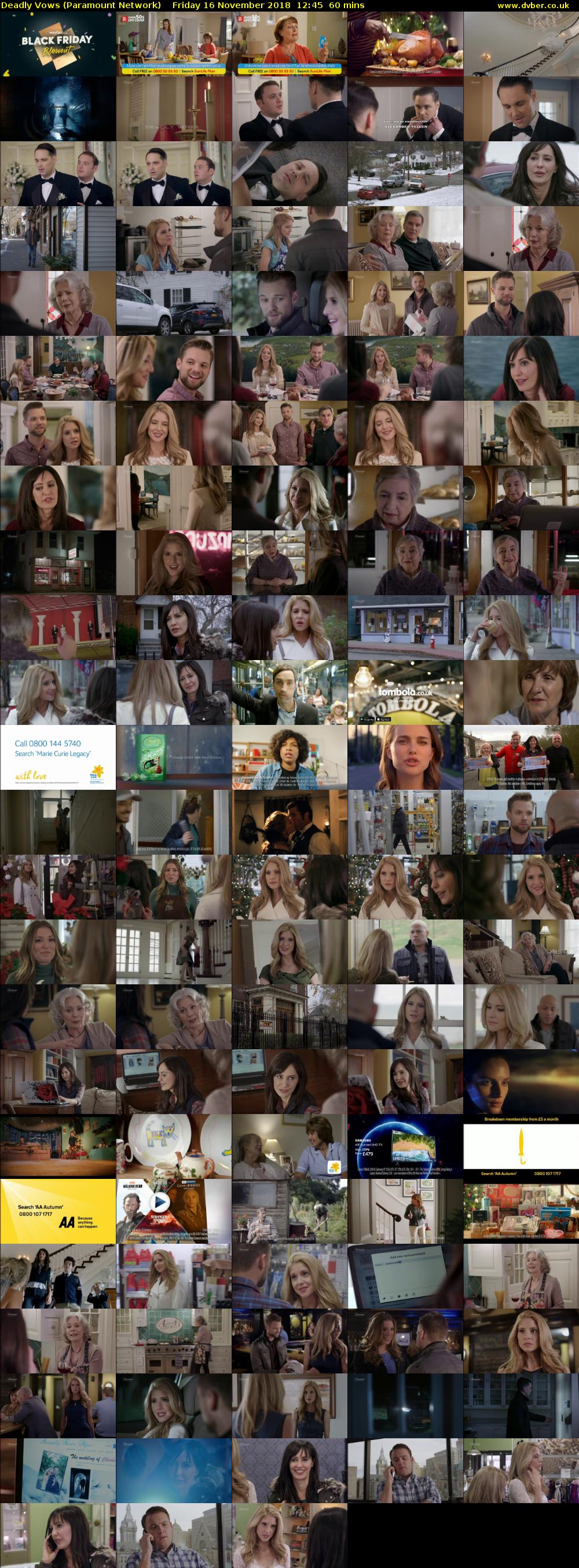 Deadly Vows (Paramount Network) Friday 16 November 2018 12:45 - 13:45