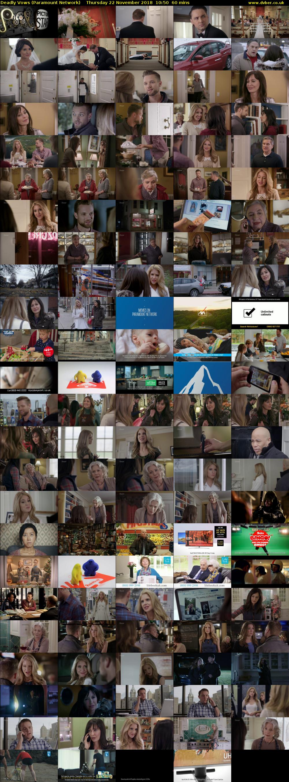 Deadly Vows (Paramount Network) Thursday 22 November 2018 10:50 - 11:50