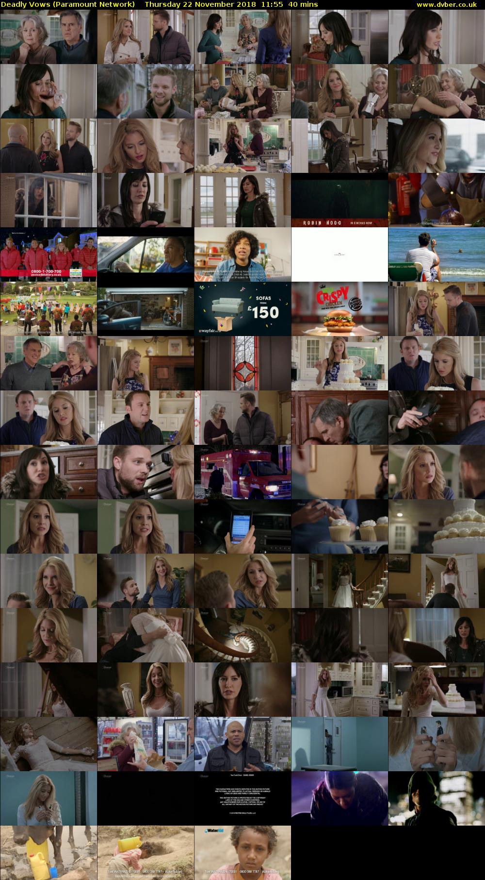 Deadly Vows (Paramount Network) Thursday 22 November 2018 11:55 - 12:35