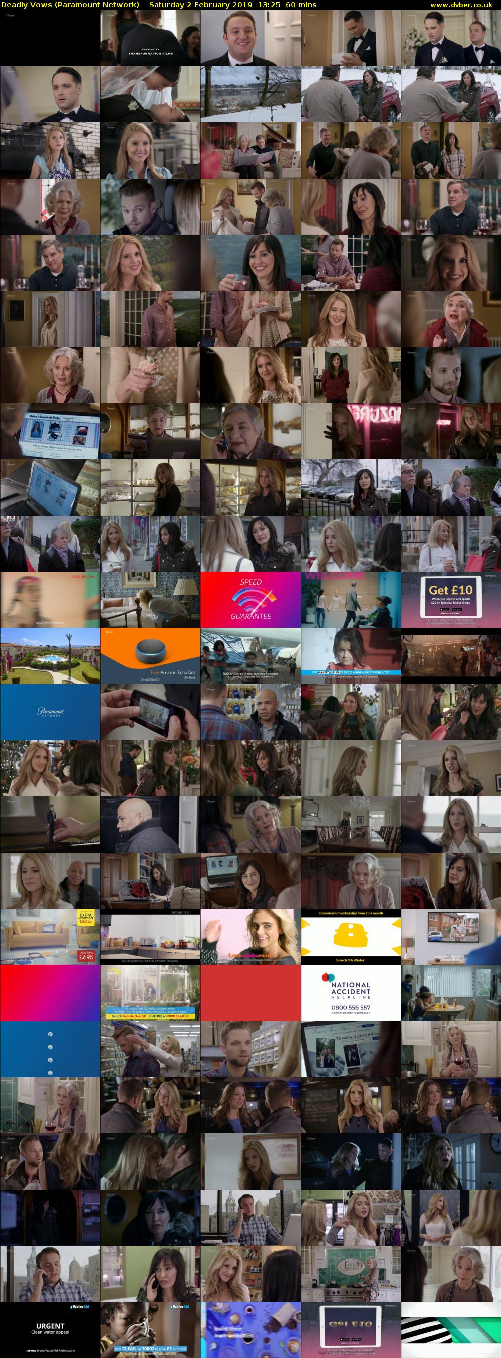 Deadly Vows (Paramount Network) Saturday 2 February 2019 13:25 - 14:25