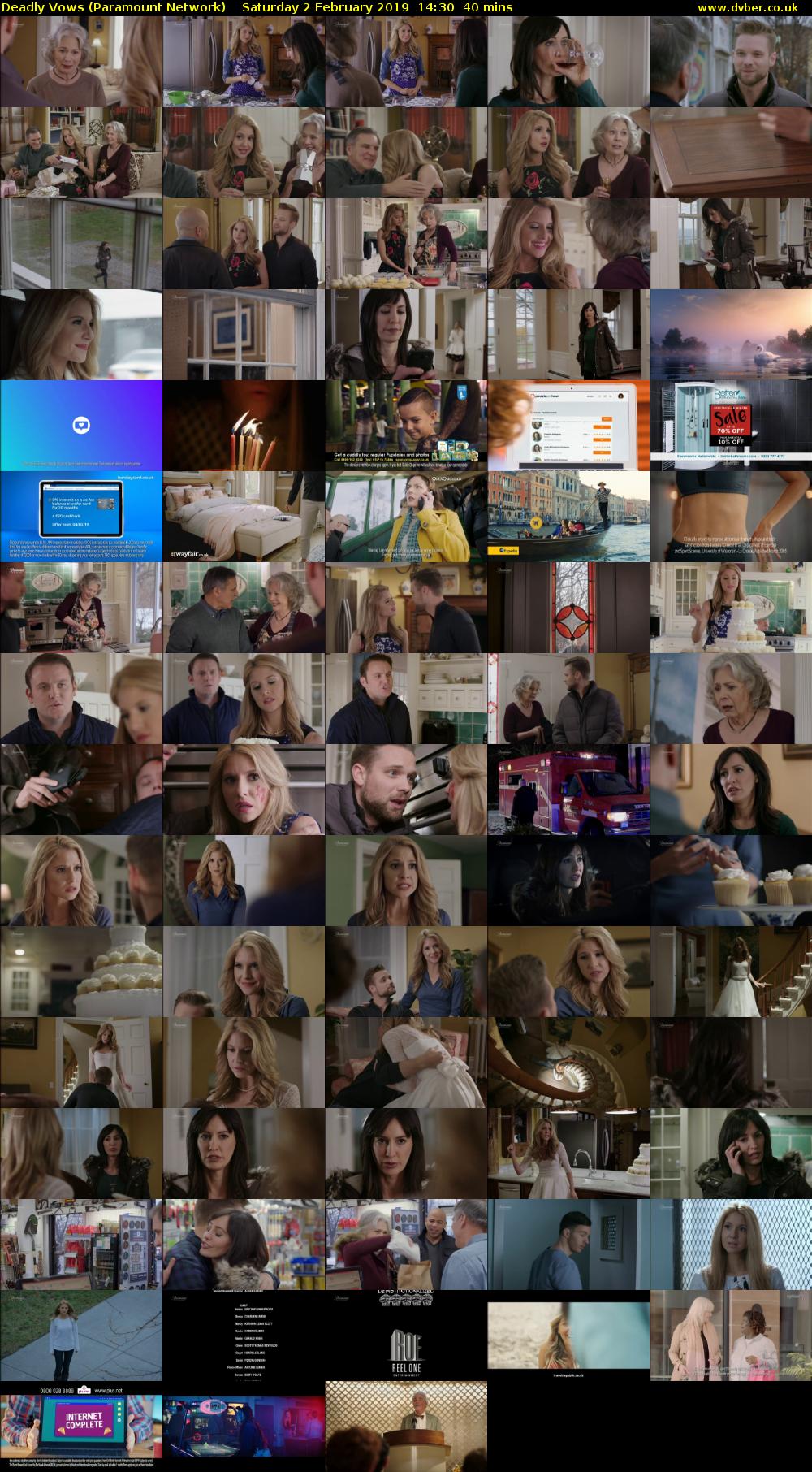 Deadly Vows (Paramount Network) Saturday 2 February 2019 14:30 - 15:10