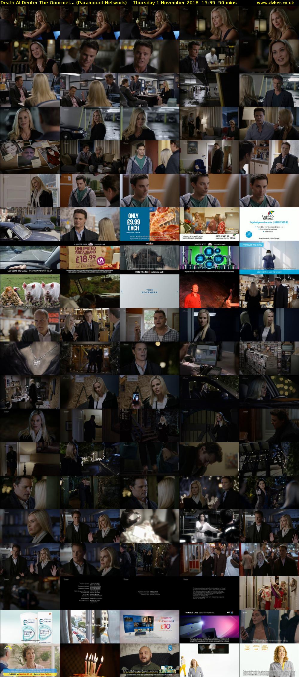 Death Al Dente: The Gourmet... (Paramount Network) Thursday 1 November 2018 15:35 - 16:25