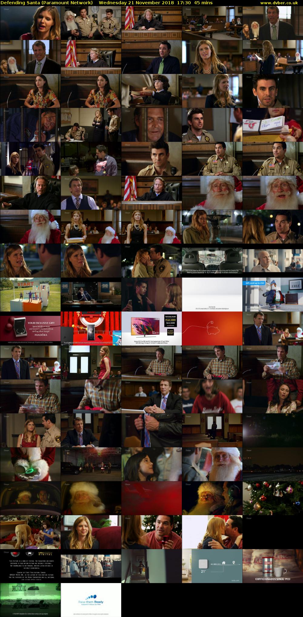 Defending Santa (Paramount Network) Wednesday 21 November 2018 17:30 - 18:15