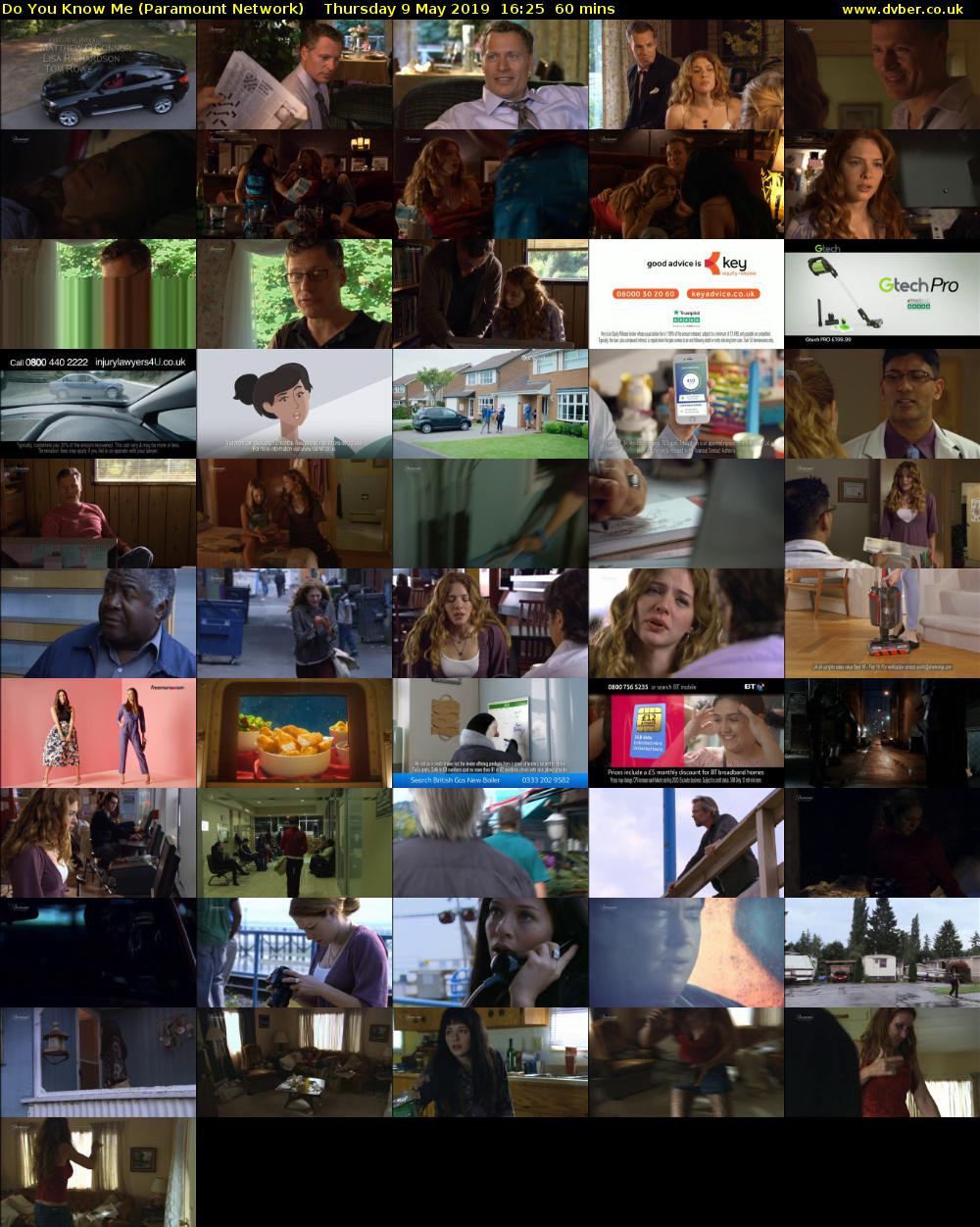 Do You Know Me (Paramount Network) Thursday 9 May 2019 16:25 - 17:25