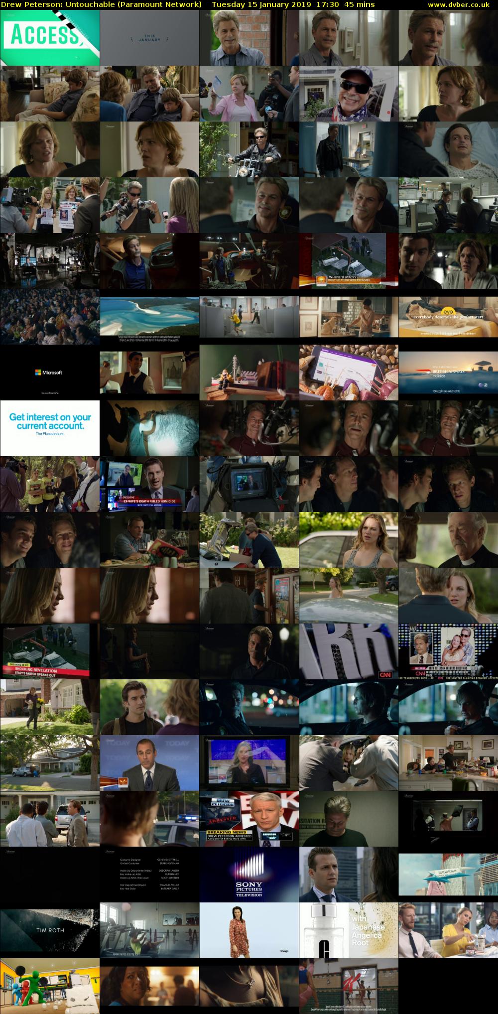 Drew Peterson: Untouchable (Paramount Network) Tuesday 15 January 2019 17:30 - 18:15