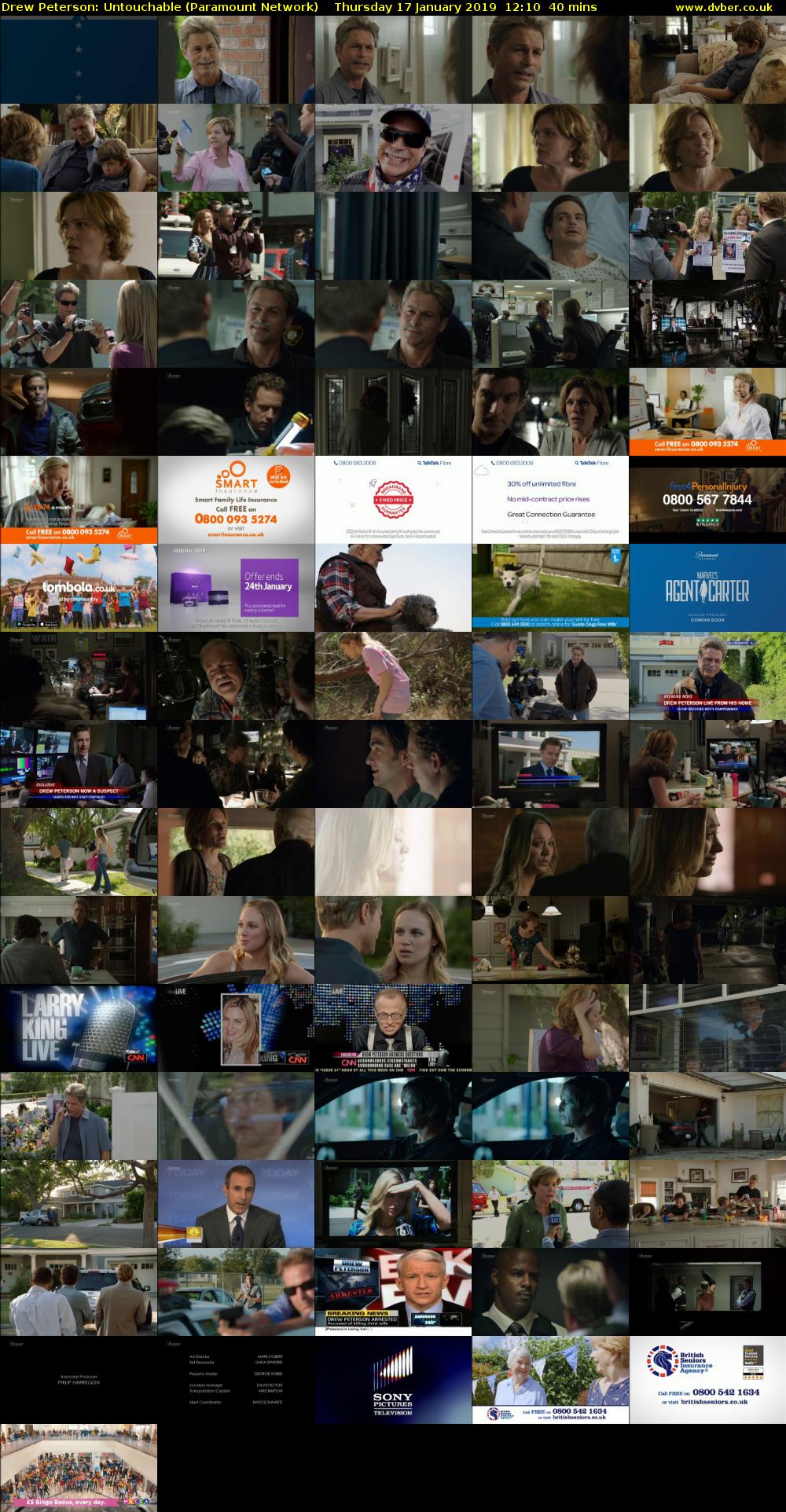 Drew Peterson: Untouchable (Paramount Network) Thursday 17 January 2019 12:10 - 12:50