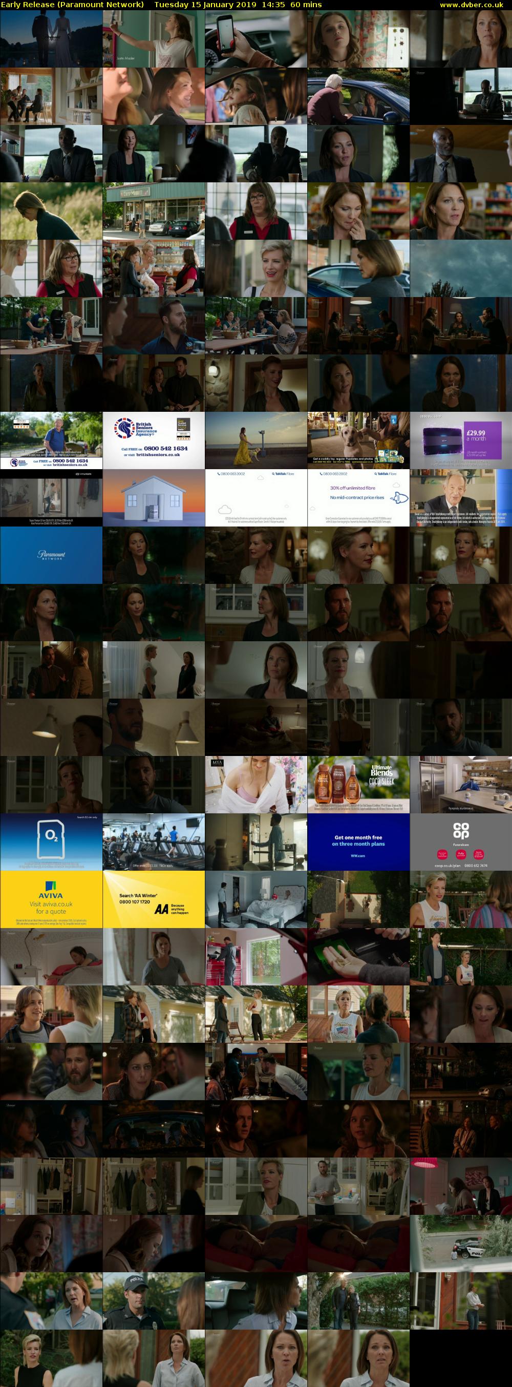 Early Release (Paramount Network) Tuesday 15 January 2019 14:35 - 15:35