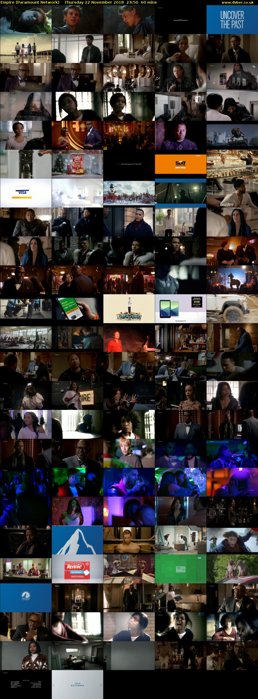 Empire (Paramount Network) Thursday 22 November 2018 23:50 - 00:50