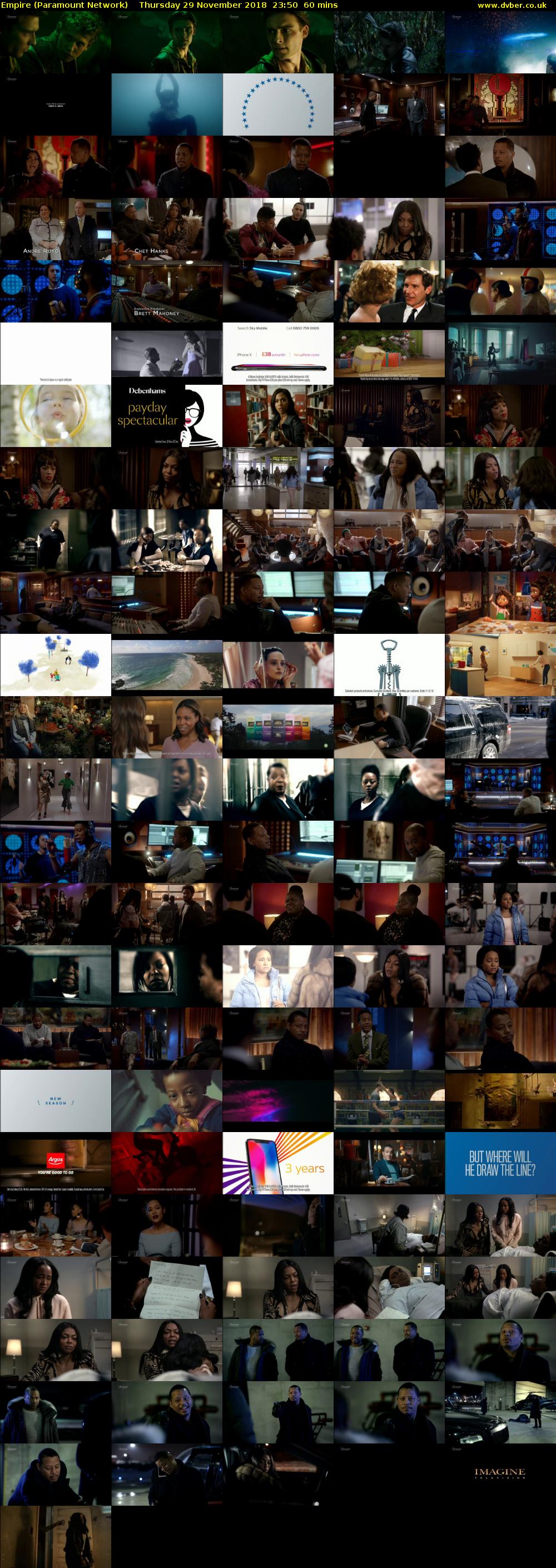 Empire (Paramount Network) Thursday 29 November 2018 23:50 - 00:50