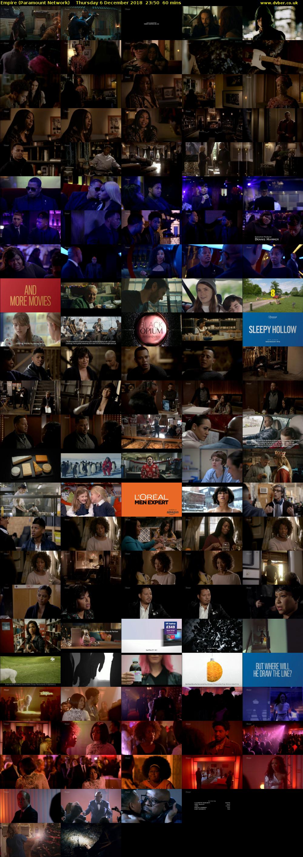 Empire (Paramount Network) Thursday 6 December 2018 23:50 - 00:50