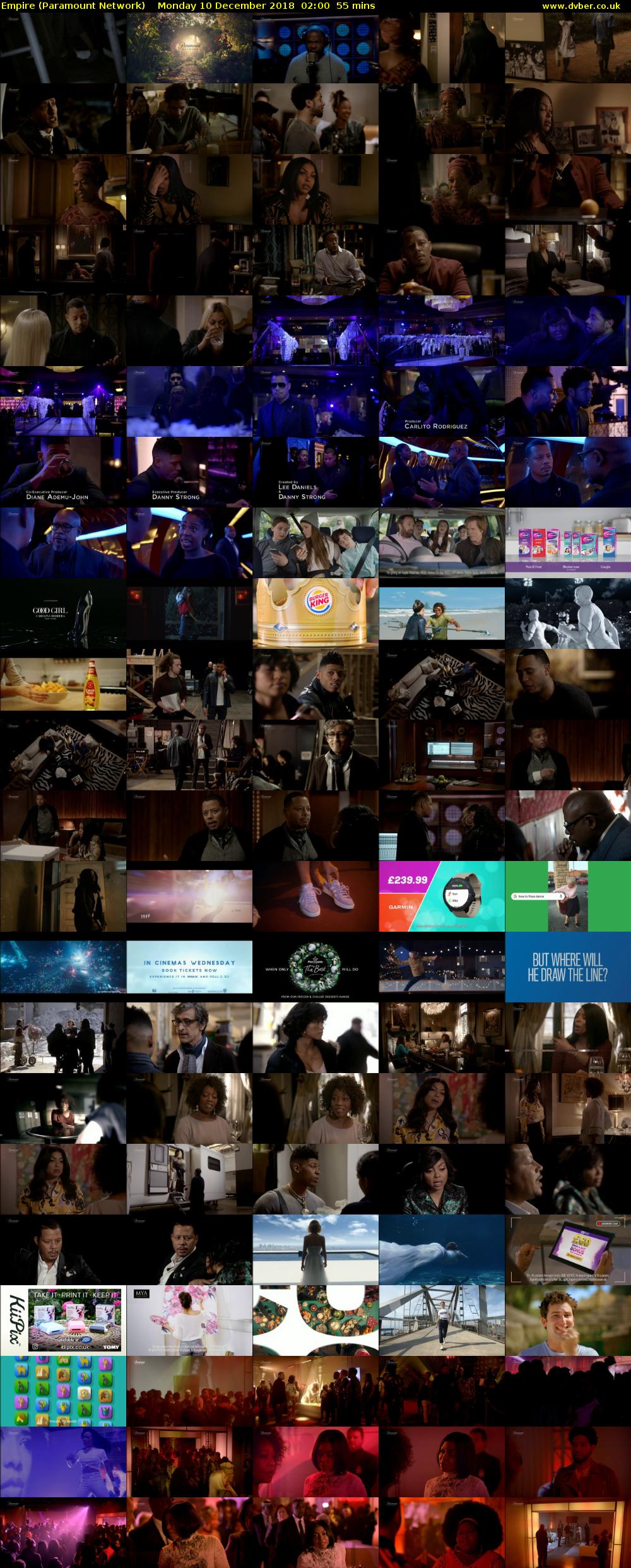 Empire (Paramount Network) Monday 10 December 2018 02:00 - 02:55