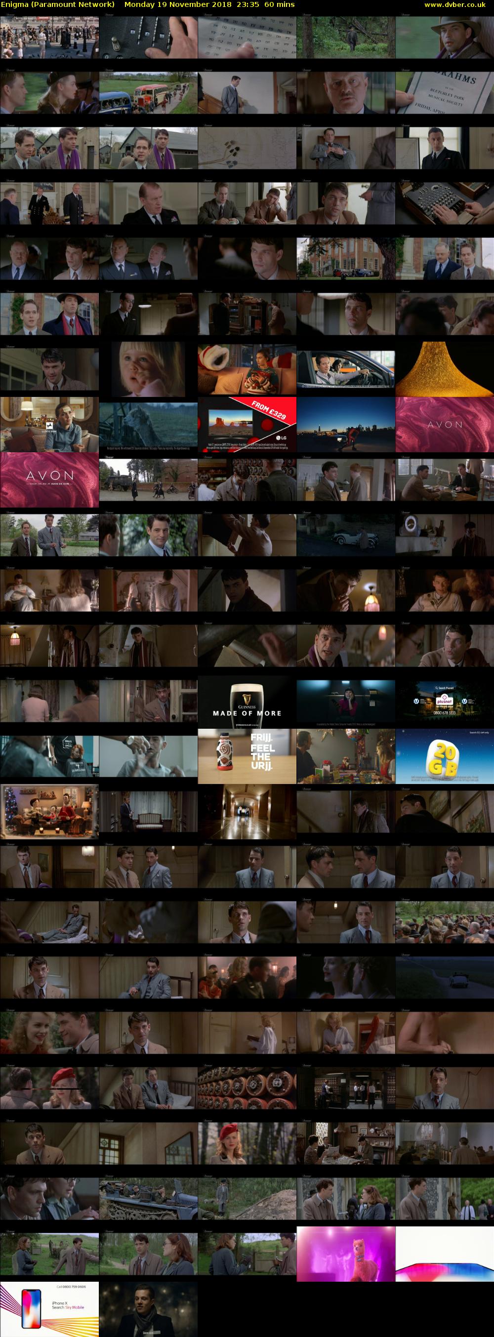 Enigma (Paramount Network) Monday 19 November 2018 23:35 - 00:35
