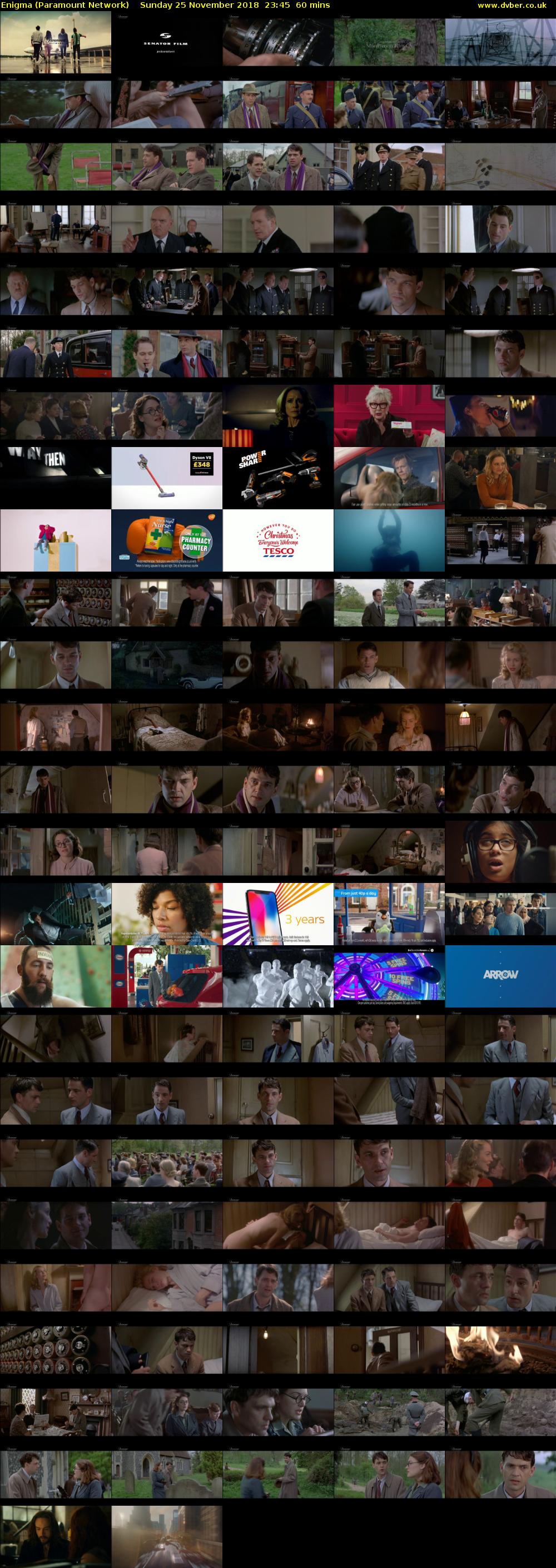 Enigma (Paramount Network) Sunday 25 November 2018 23:45 - 00:45