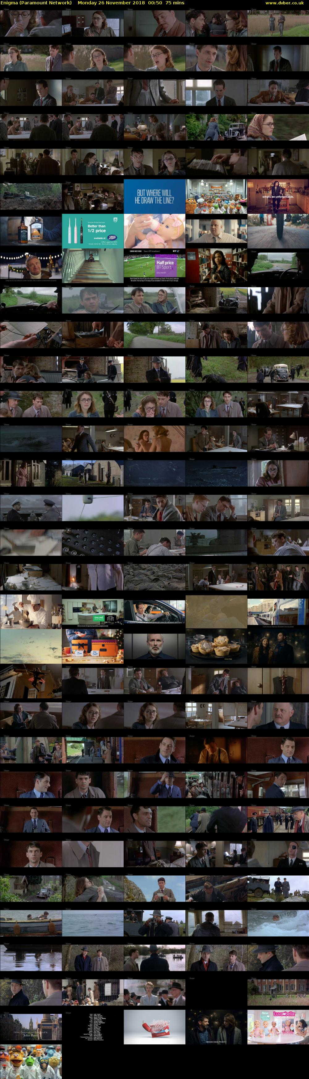 Enigma (Paramount Network) Monday 26 November 2018 00:50 - 02:05