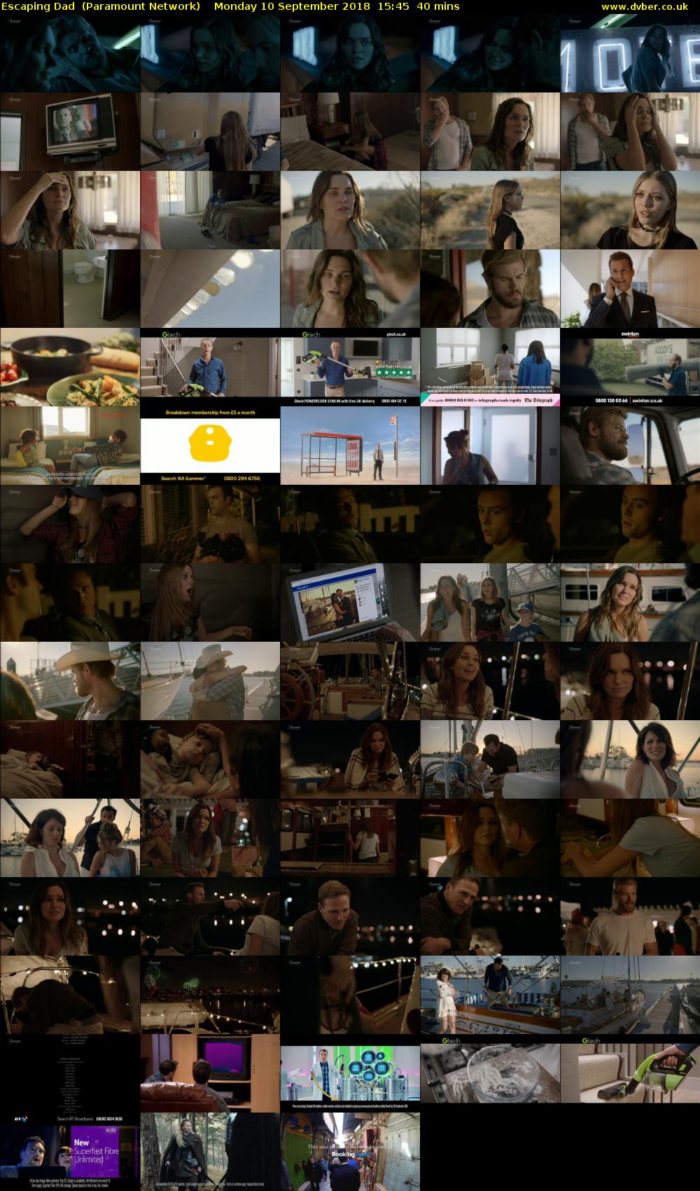 Escaping Dad  (Paramount Network) Monday 10 September 2018 15:45 - 16:25