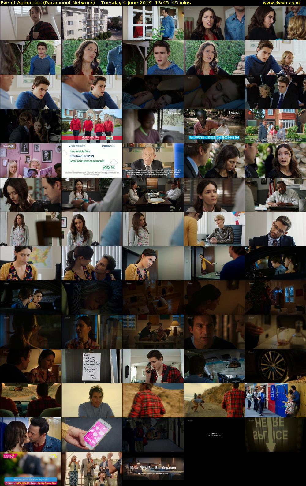 Eve of Abduction (Paramount Network) Tuesday 4 June 2019 13:45 - 14:30