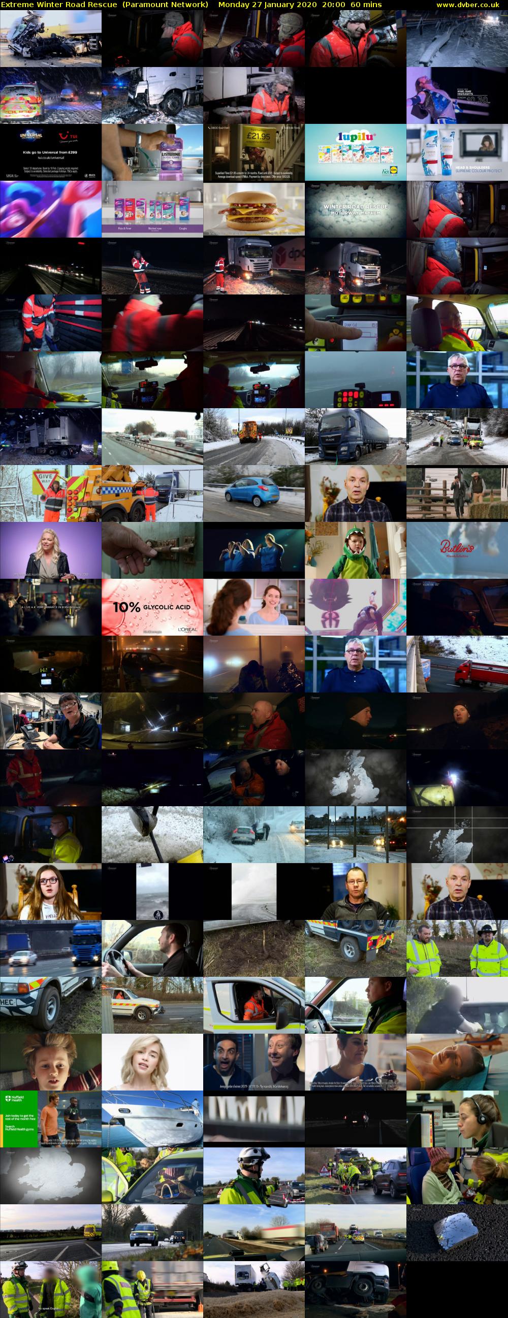Extreme Winter Road Rescue  (Paramount Network) Monday 27 January 2020 20:00 - 21:00