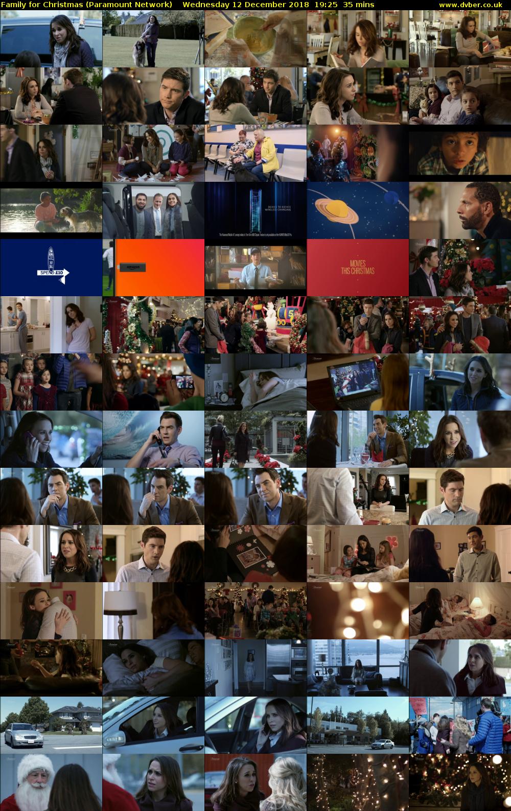 Family for Christmas (Paramount Network) Wednesday 12 December 2018 19:25 - 20:00