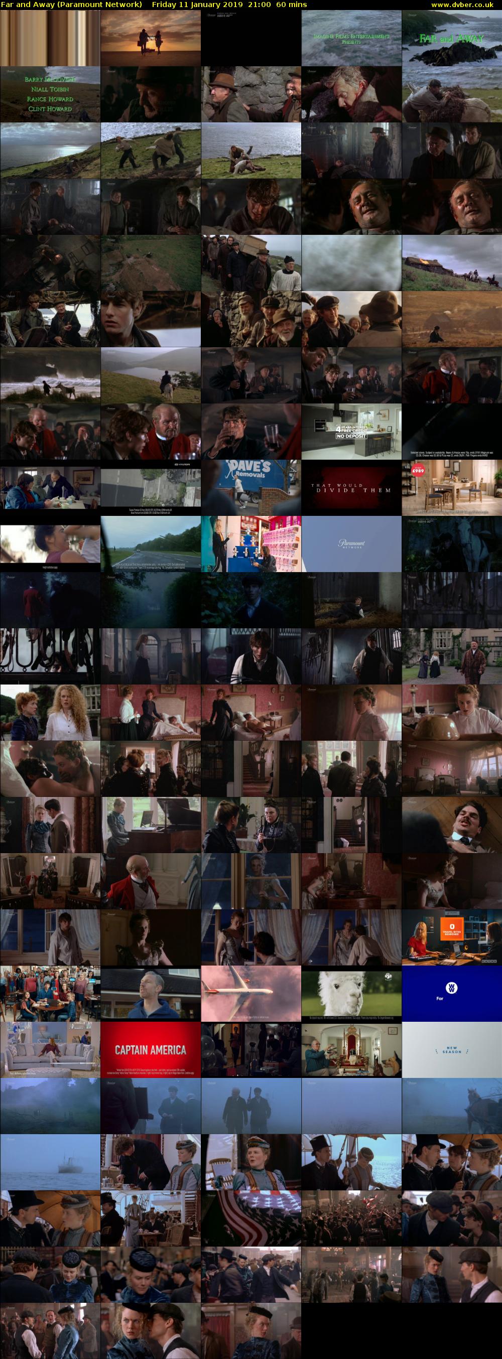 Far and Away (Paramount Network) Friday 11 January 2019 21:00 - 22:00