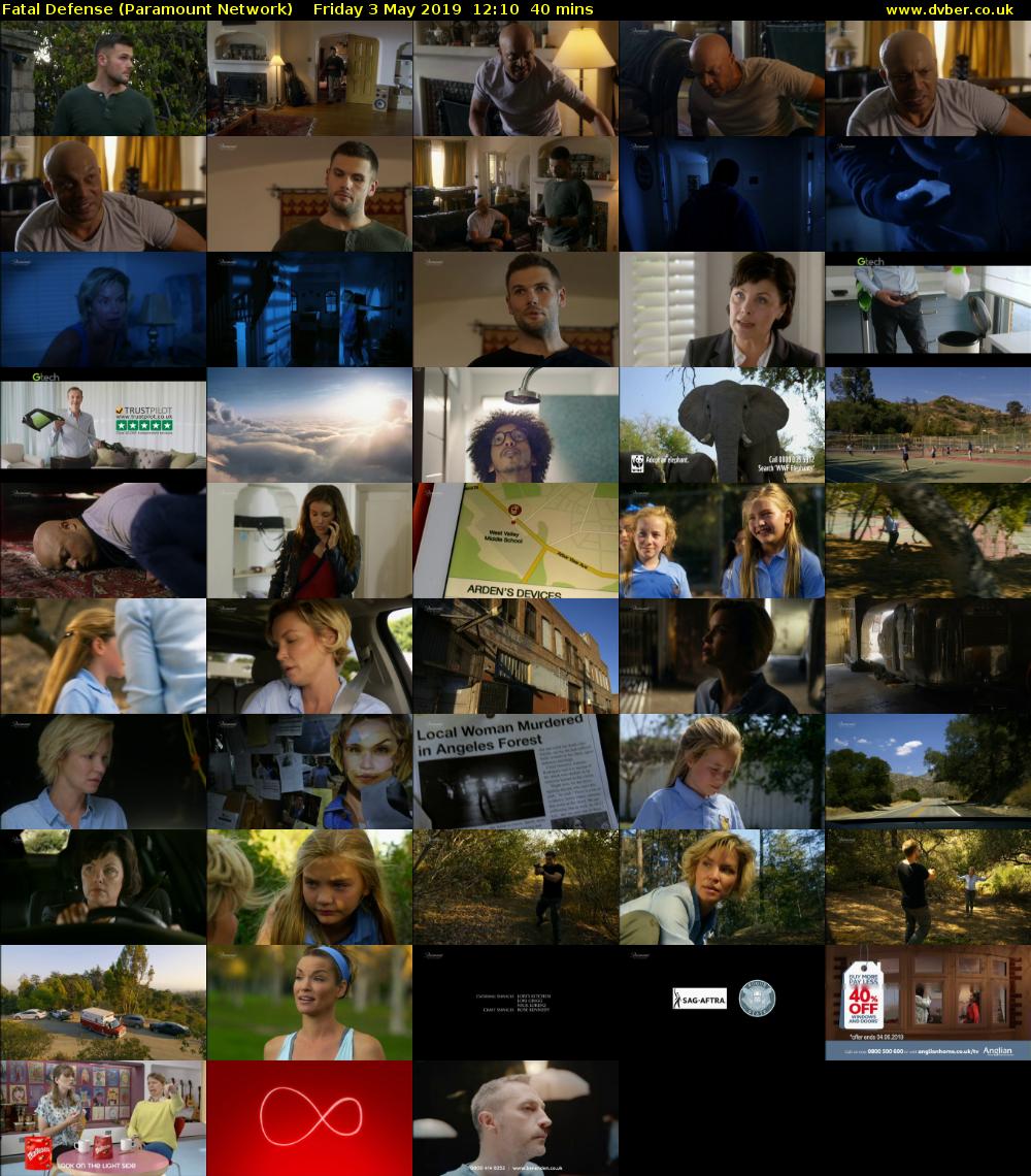 Fatal Defense (Paramount Network) Friday 3 May 2019 12:10 - 12:50