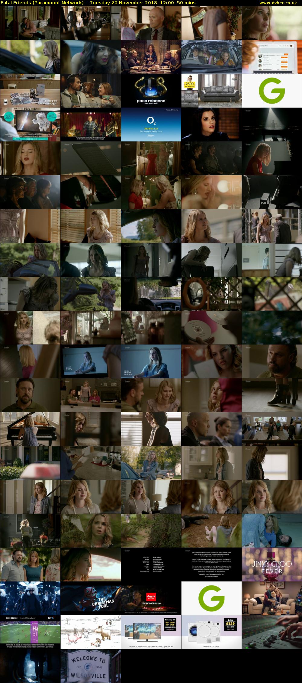 Fatal Friends (Paramount Network) Tuesday 20 November 2018 12:00 - 12:50