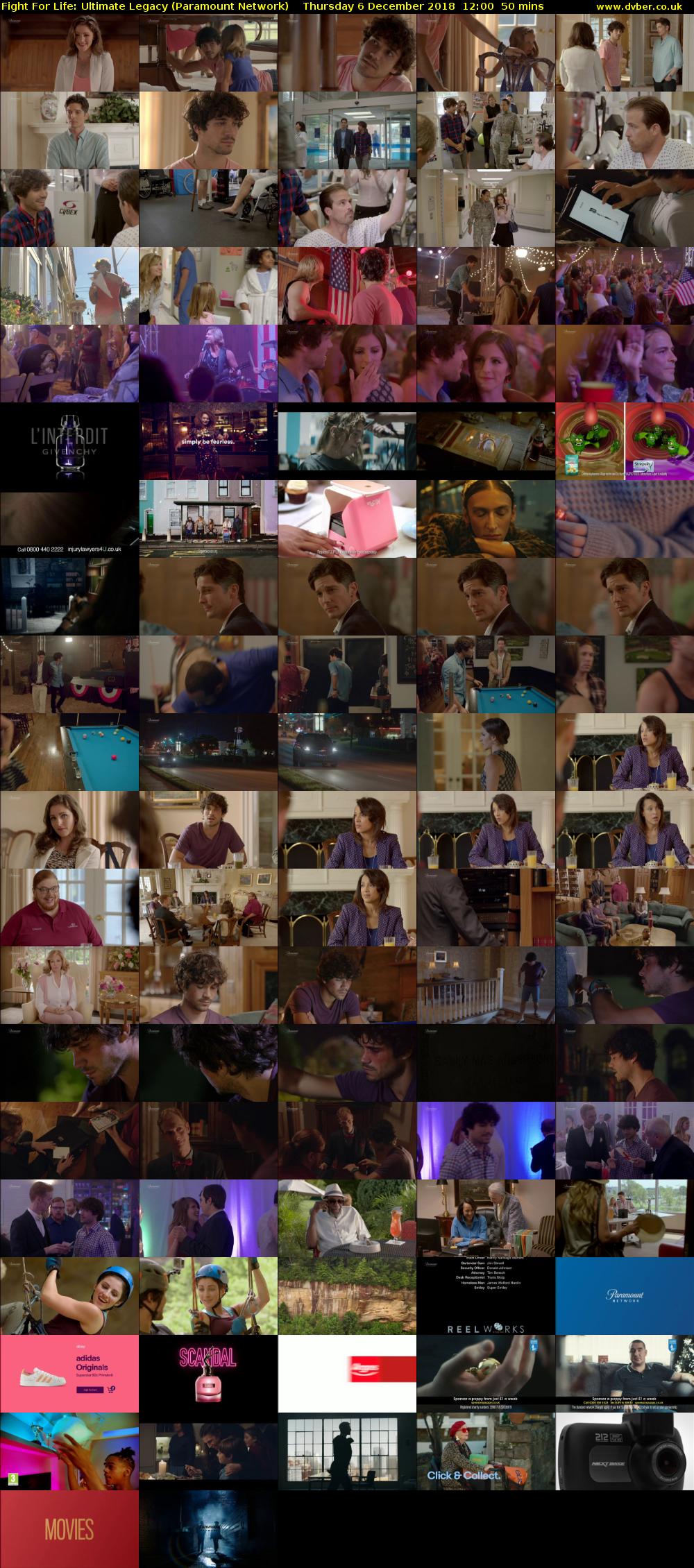 Fight For Life: Ultimate Legacy (Paramount Network) Thursday 6 December 2018 12:00 - 12:50