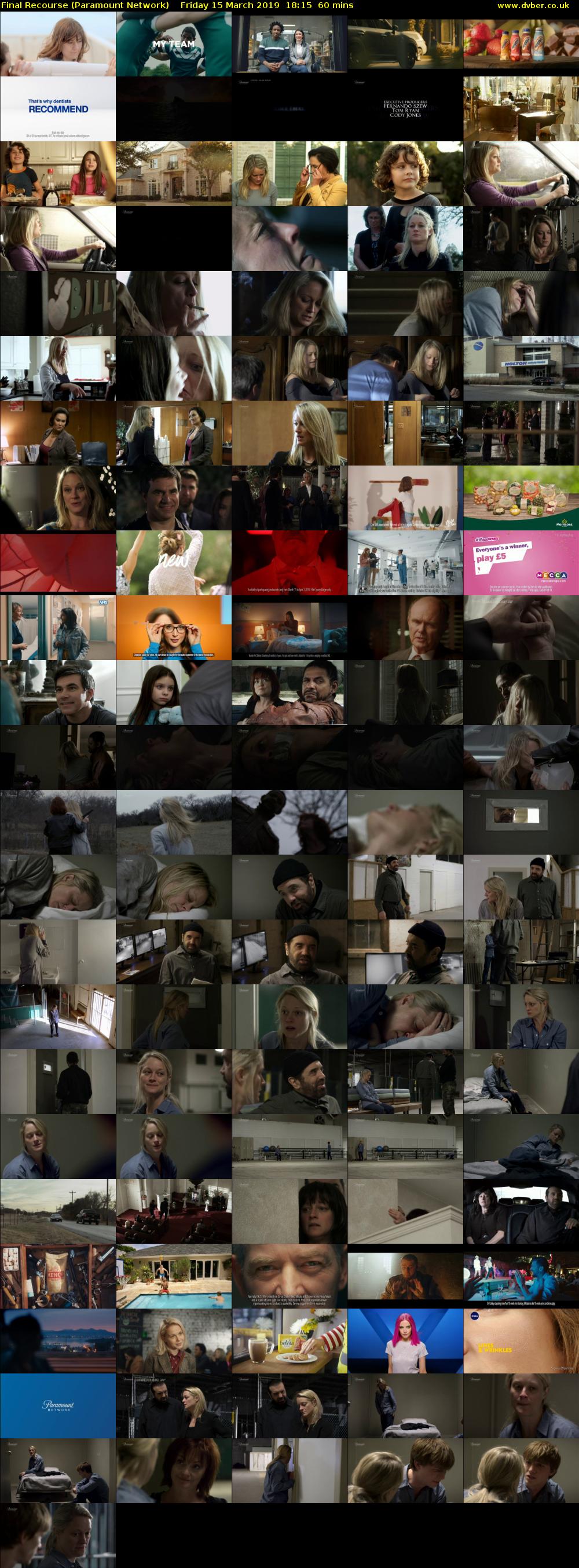 Final Recourse (Paramount Network) Friday 15 March 2019 18:15 - 19:15