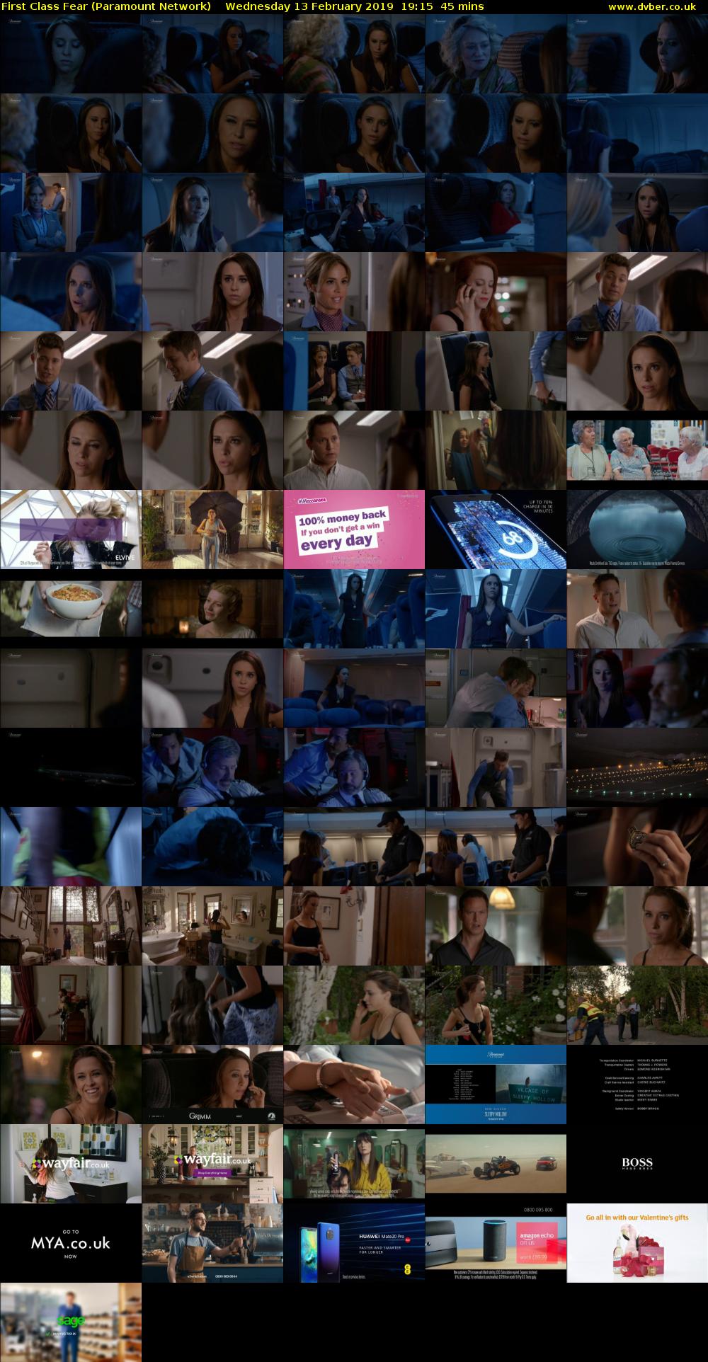 First Class Fear (Paramount Network) Wednesday 13 February 2019 19:15 - 20:00