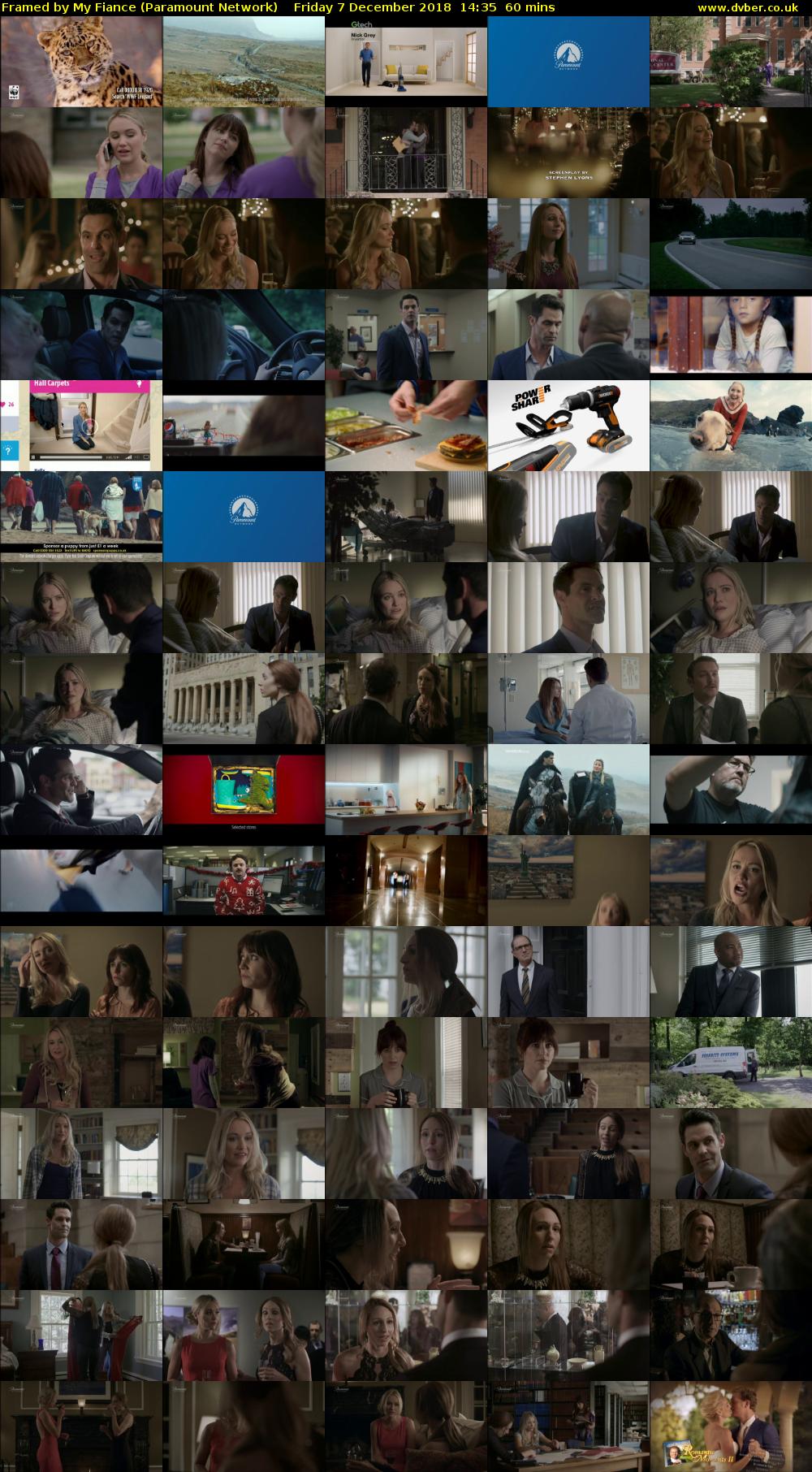 Framed by My Fiance (Paramount Network) Friday 7 December 2018 14:35 - 15:35