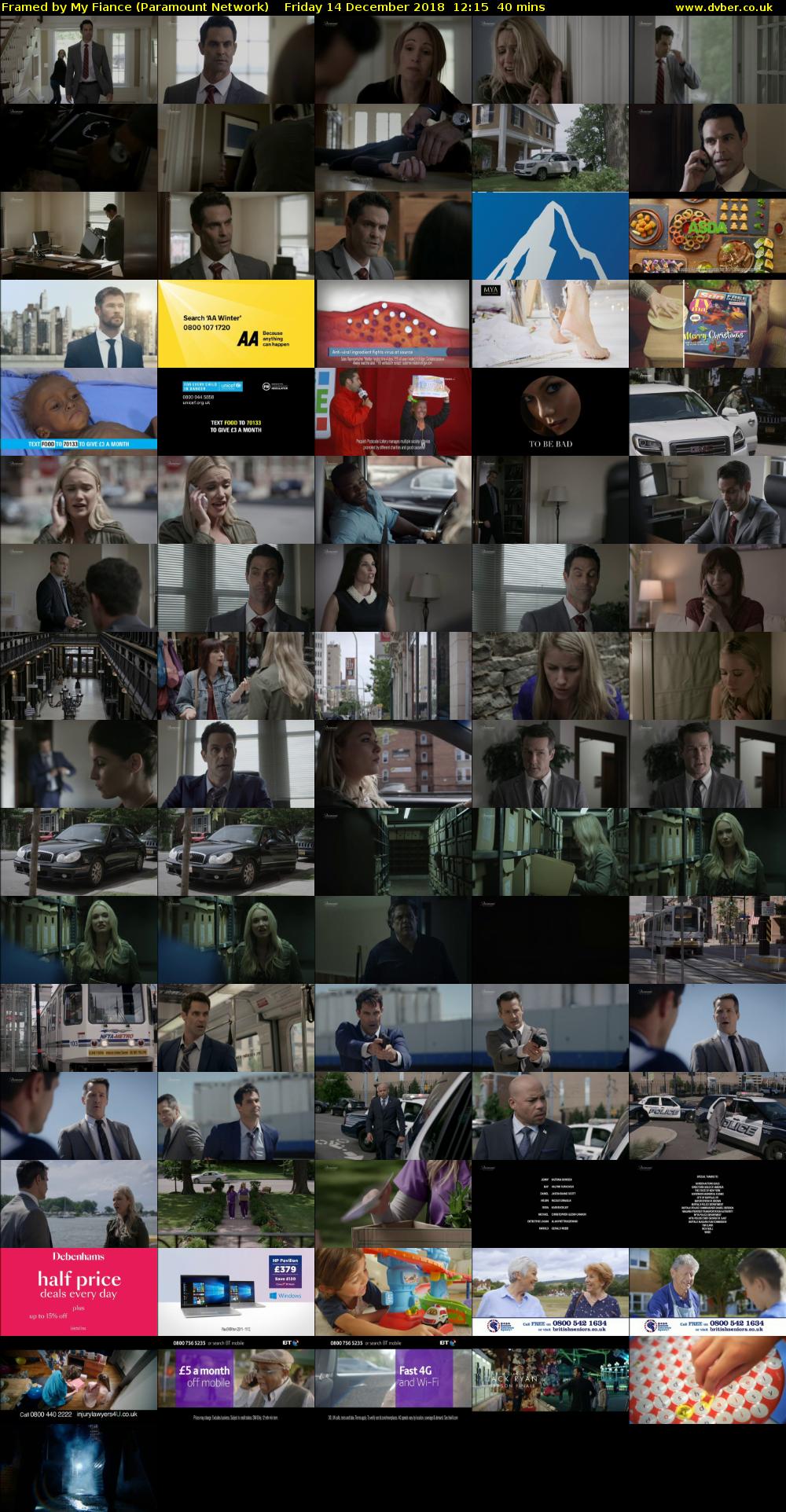 Framed by My Fiance (Paramount Network) Friday 14 December 2018 12:15 - 12:55