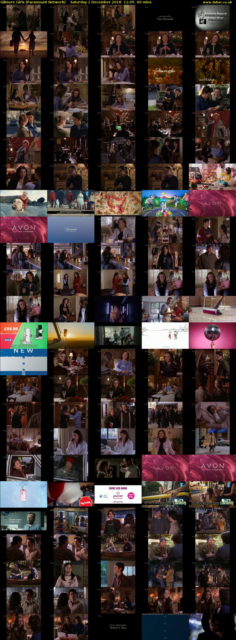 Gilmore Girls (Paramount Network) Saturday 1 December 2018 11:05 - 12:05