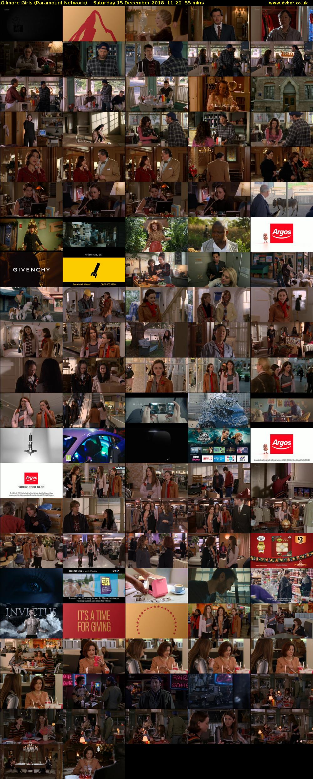 Gilmore Girls (Paramount Network) Saturday 15 December 2018 11:20 - 12:15