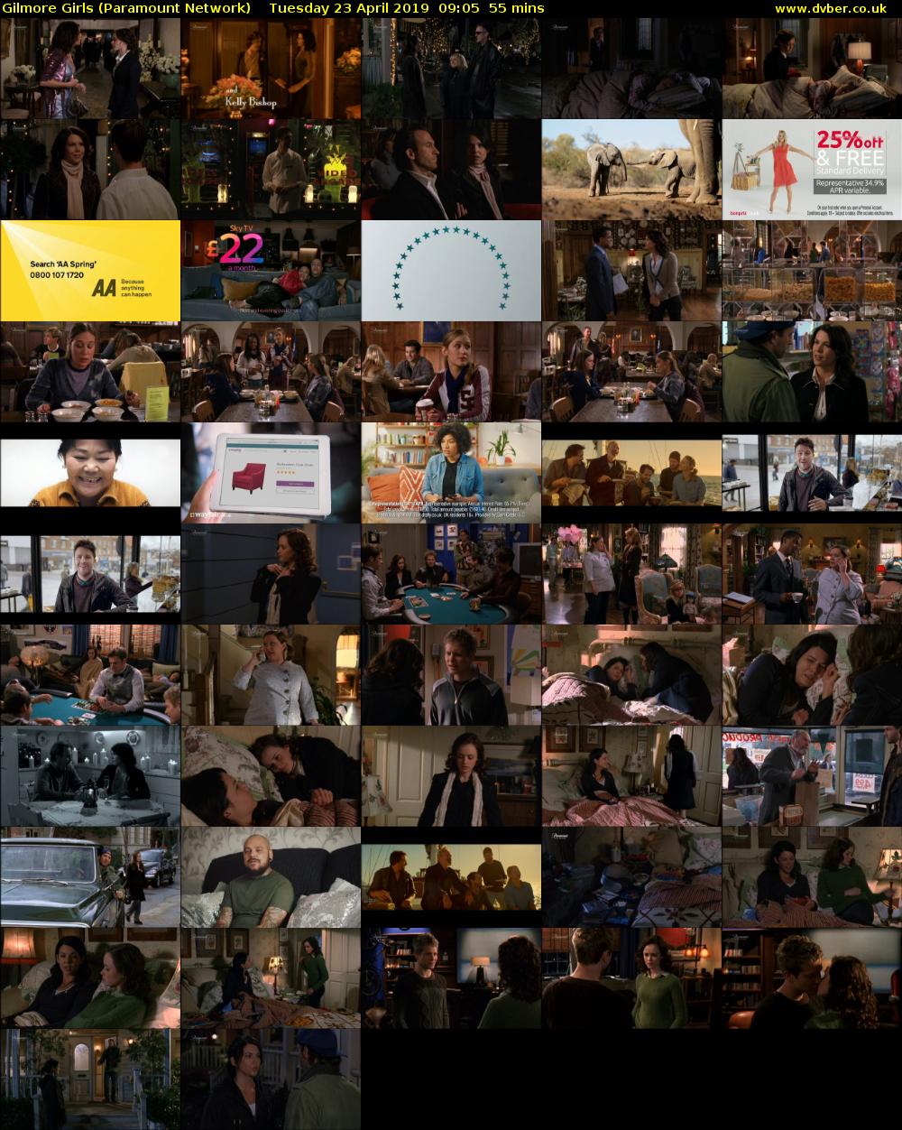 Gilmore Girls (Paramount Network) Tuesday 23 April 2019 09:05 - 10:00