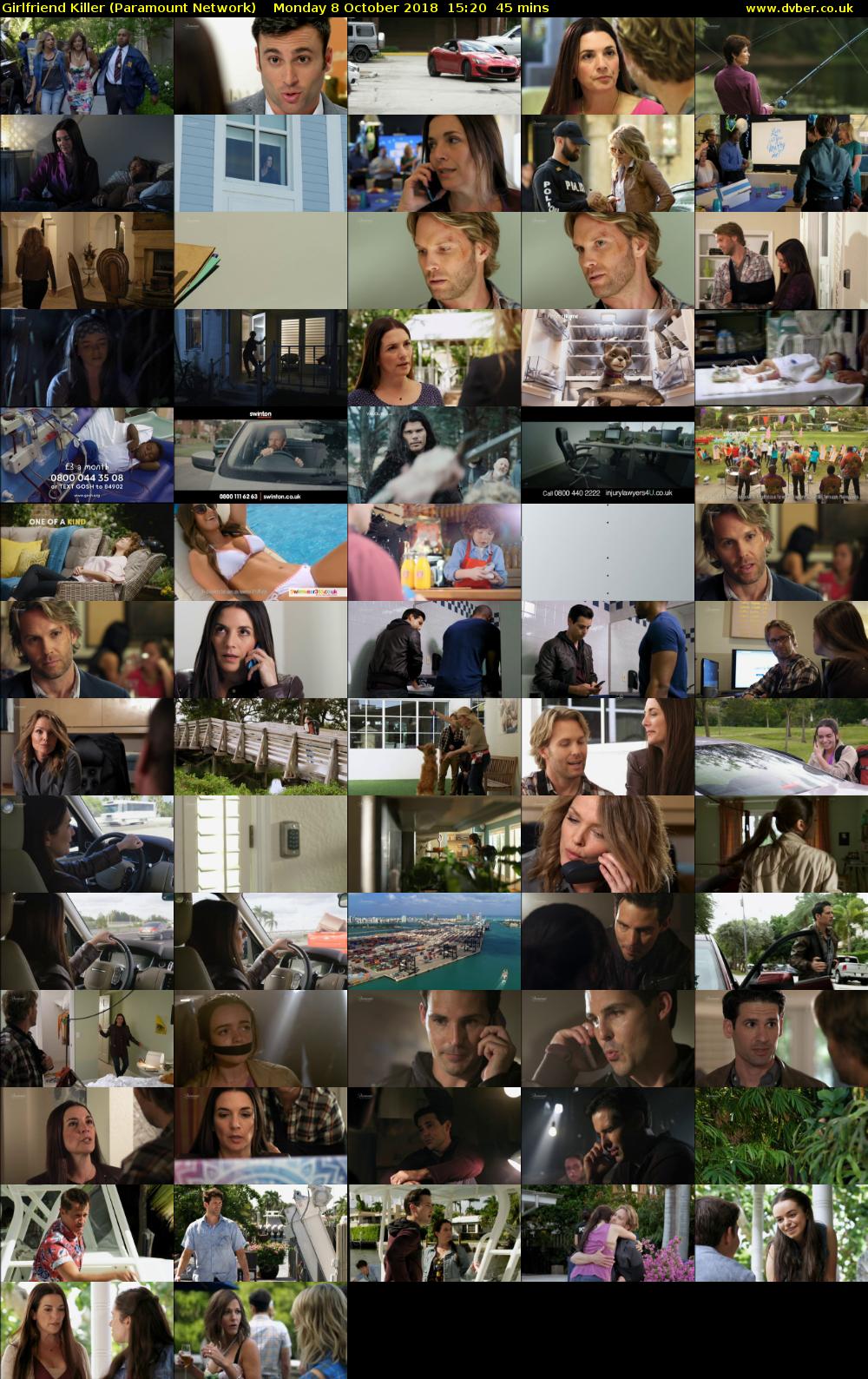 Girlfriend Killer (Paramount Network) Monday 8 October 2018 15:20 - 16:05