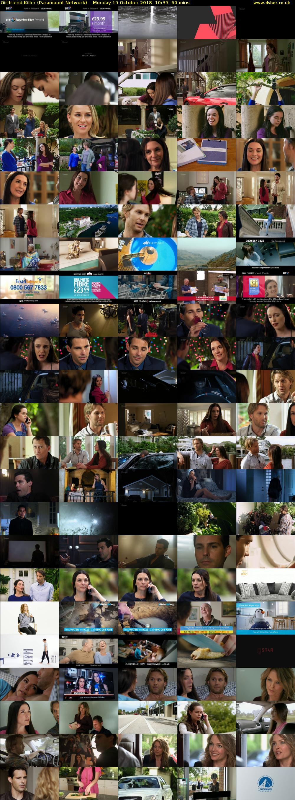Girlfriend Killer (Paramount Network) Monday 15 October 2018 10:35 - 11:35